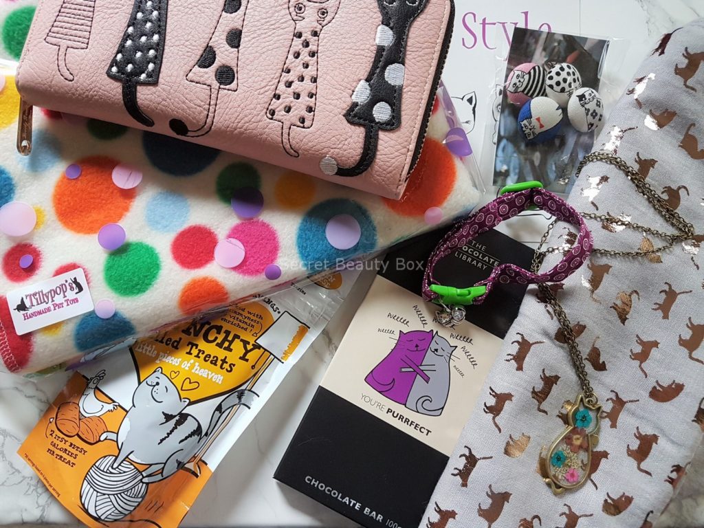 My Purrfect Gift box contents