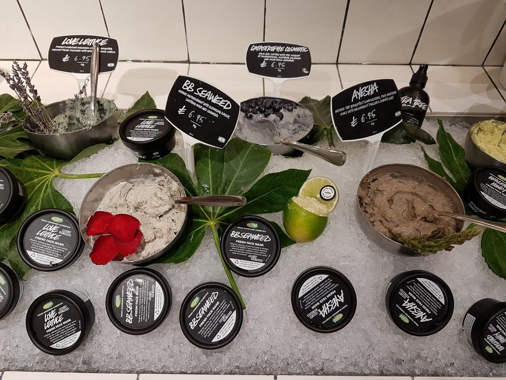Lush face masks