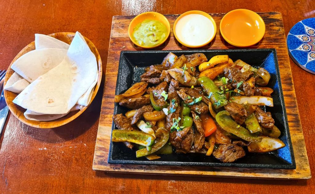beef fajitas